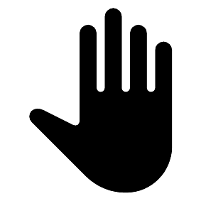 Offene Hand